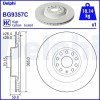 Disc frana Tesla Model S (5yjs), Model X (5yjx), Spate, 365X28mm, ventilat, DELPHI