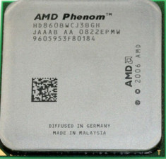 Procesor AMD Phenom II x 3 8600B Triple Core 2.3 GHz socket AM2 / AM2+ si Pasta foto