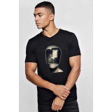 Tricou barbati negru - Dali - Globul - L