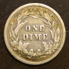 Moneda SUA - 1 Dime 1907 - Argint