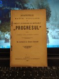 Statutele Băncei Progresul din comuna Laza, județul Vaslui, Giurgiu 1908, 201