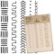 Reutilizabil Șablon - Craft - Scrapbooking // MUDCLOTH ELEMENTE #2 - A3 (30x42cm)