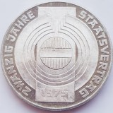 451 Austria 100 Schilling 1975 State Treaty Staatsvertrag km 2924 argint, Europa