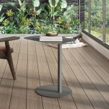 Masuta Nast&auml;tten 50x50x38cm gri mat [en.casa] HausGarden Leisure