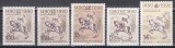 Gemania, Belgia, Austria 1990 - 500 de ani de comunicații poștale &icirc;n Europa, 5 Serii, MNH, Nestampilat
