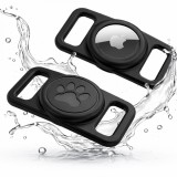 Suport Techsuit BuddyGuard DG1 pentru Apple AirTag la Zgarda Animal Companie, Negru
