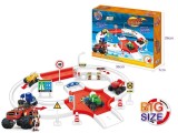 Parcare Jucarie din Plastic pentru Copii peste 3 ani cu 2 Masinute Incluse