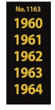 Sticker autoadeziv anii 1960-1964 - Signetten SAFE No. 1163