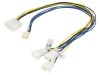 Cablu Alimentare Ventilatoare Akasa AK-CB002, 0.3m, Mufa Dreapta, Splitter 3x 4pin