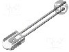 Dioda LED, 5mm, albastru, 330...500mcd, 20mA, 2,8...3,6V, OPTOSUPPLY - OSB5YU7WA1B