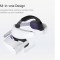Curea reglabila pentru Oculus Quest 2 Kiwi, plastic/spuma cu memorie, alb/negru