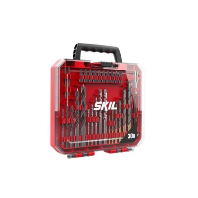 SKIL 2610S00919 set 30 de burghie si biti de insurubare in caseta pentru organizare foto