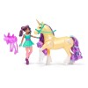 UNICORN ACADEMY SET PAPUSA AVA SI UNICORNUL LEAF PLANTA MAGICA, Spin Master