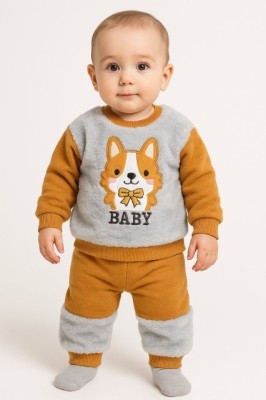 Set bluzita si pantaloni Gules - Vulpe (Marime Disponibila: 6-9 luni) foto