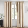 Set 2 Bucati Draperie, Tip Blackout, 245X140 Cm, Bej - CN
