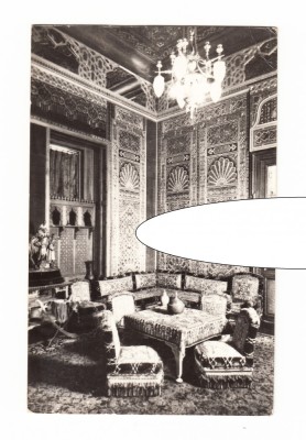 CP Sinaia - Muzeul Peles. Salonul turcesc, RPR, circulata 1963, stare buna foto