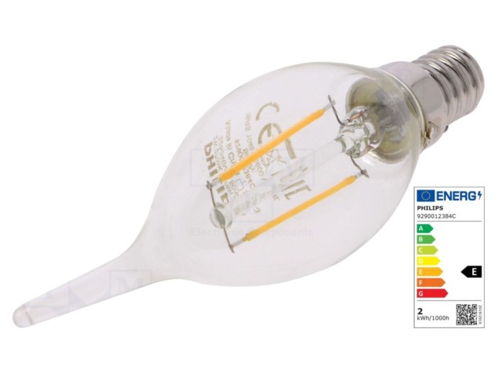 Lampă LED E14 2W 2700K 250lm