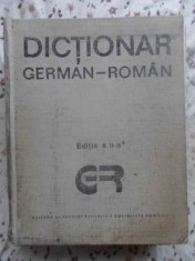 DICTIONAR GERMAN-ROMAN EDITIA A II-A (140.000 DE CUVINTE)-COORDONARE SI REVIZIE MIHAI ISBASESCU SI M. ILIES-231699