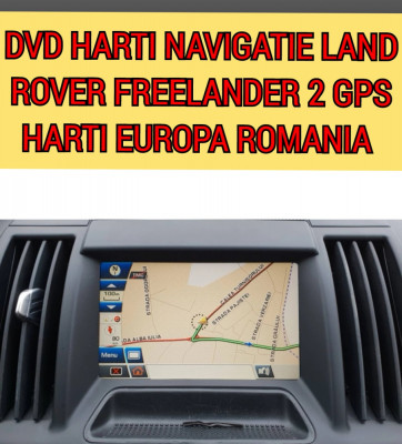 Land Rover DVD Harti Navigatie Land Rover Freelander 2 GPS HARTI Europa Romania foto