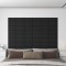 vidaXL Panouri perete 12 buc. negru 30x15 cm piele ecologică 0,54 m&sup2; 343967