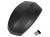 Mouse optic wireless Logilink negru, Bluetooth 4.2, USB, 3 butoane