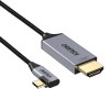 Cablu USB-C la HDMI Choetech XCH-1803, 1.8m, Negru - Compatibil Macbook, Laptop, Tableta