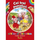 Citim si coloram - Cei Trei Purcelusi - Loredana Stefan