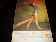 Almanahul Sportul 1975 foto