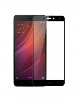 Folie Sticla Tempered Glass Xiaomi Redmi Note 4 4x 2.5D full glue fullcover black foto