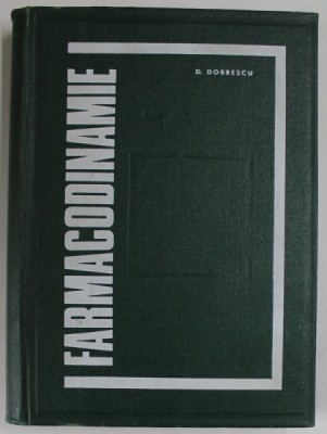 FARMACODINAMIE de DUMITRU DOBRESCU , 1970 foto
