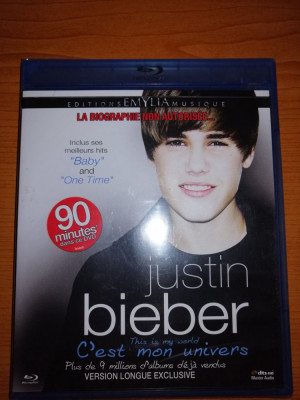 Justin Bieber Biographie Non Autorisee blu-ray disc nou, sigilat foto