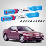 Cumpara ieftin Ștergătoare Honda Prelude Gen IV (BB1-BB4) Coupe 1992-1996 | Set Față Flat Premium &ndash; TeamCar&reg;