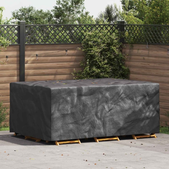 vidaXL Husă pentru mobilă Simplu Negru 220 x 150 x 85 cm 420D 4105793