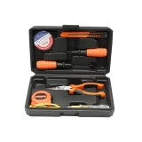 Trusa de scule si unelte combinate 7 piese, compacta, pentru uz casnic, Oem