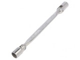 Cheie tubulară cu articulație 16mm/18mm oțel aliat 279mm
