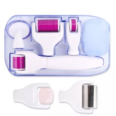 Set Masaj Facial 8in1, Dermaroller, Ace titan, Rola Jad inclusa, Pentru Masaj foto