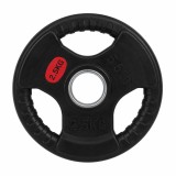 Disc greutate cauciucat Sportmann Deluxe 2.5 kg pentru bara olimpica 51 mm