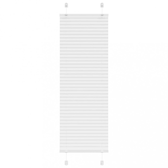 Gossi jaluza plisata alb 40x150 cm latime tesatura 39,4cm poliester