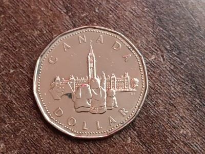 C50 - Moneda foarte veche - Canada - 1 dolar - omagial - 1992 foto