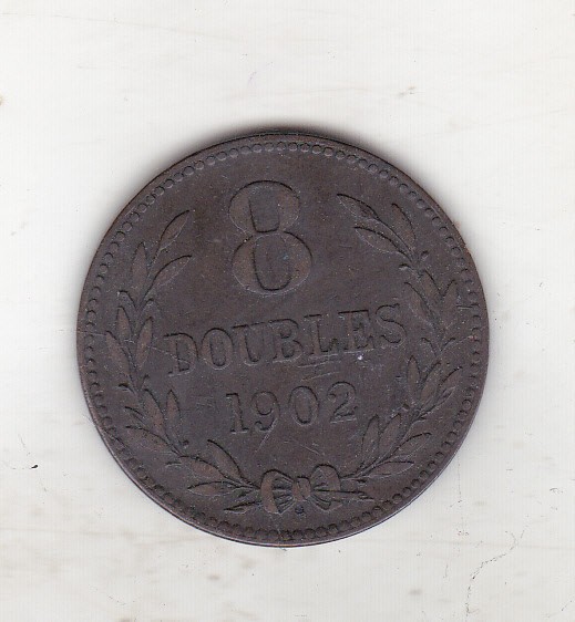 bnk mnd Guernsey 8 doubles 1902 H