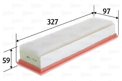 VALEO 585440 Filtru aer foto