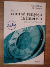 INVATA CUM SA REUSESTI LA INTERVIURI de ALISON STRAW , MO SHAPIRO , 2005 foto