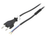 Cablu Alimentare 1.5m Negru 2.5A 250V, Goobay