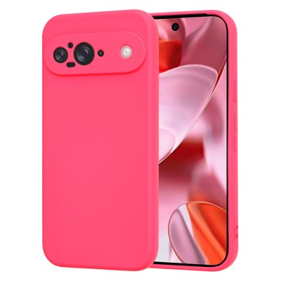 Husa silicon Google Pixel 9 Techsuit SoftFlex, fucsia foto