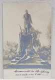 A.D XENOPOL CATRE DOAMNA ELIZA XENOPOL * , CARTE POSTALA ILUSTRATA , MONUMENTUL LUI ALEX . LAHOVARI , CIRCULATA , CLASICA , DATATA 1902