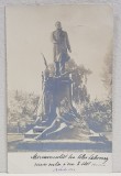 A.D XENOPOL CATRE DOAMNA ELIZA XENOPOL * , CARTE POSTALA ILUSTRATA , MONUMENTUL LUI ALEX . LAHOVARI , CIRCULATA , CLASICA , DATATA 1902