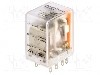 Releu electromagnetic, 12V DC, 10A, DPDT, serie DRM-2C, WEIDM&Uuml;LLER - 7760056050