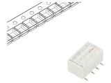 Releu electromagnetic DPDT 12VDC 2A 0,5A/125VAC