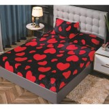 Cumpara ieftin Husa de Pat Cocolino cu Elastic + 2 Fete de Perna pentru Pat Dublu - SUZ142