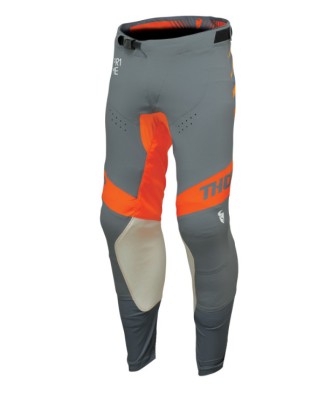 Pantaloni enduro motocross THOR Analog Charcoal Orange foto